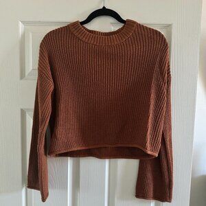 Cropped Knit Sweater